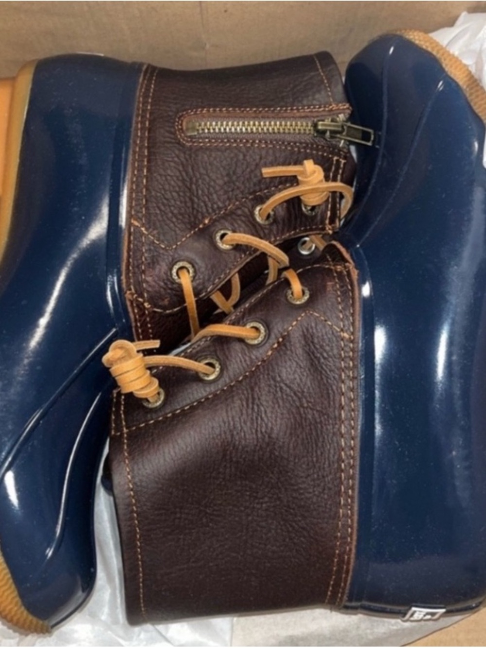New spring Sperry saltwater boots